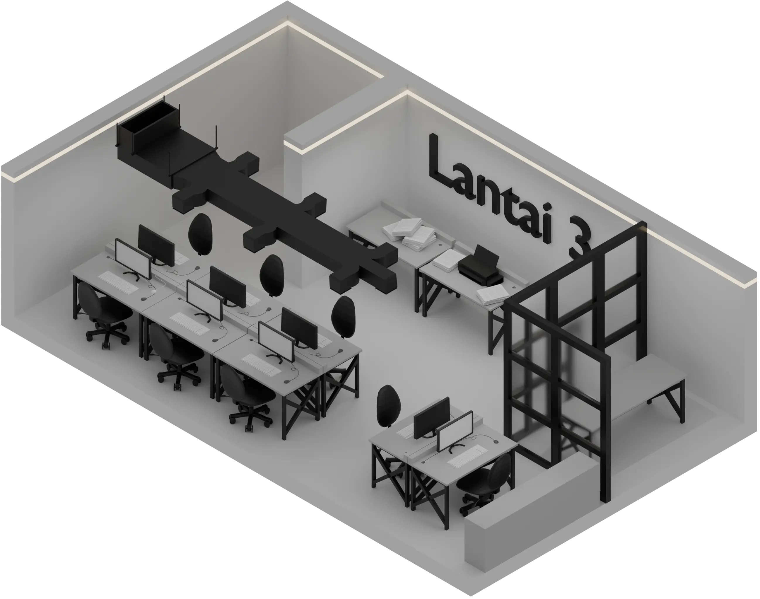 Ruang Kantor Lantai 3